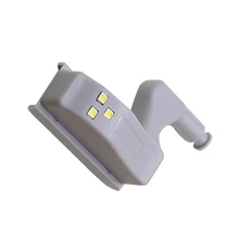 Светодиодный светильник с внутренней петлей и датчиком освещения шкафа, кухонный шкаф для спальни, ночник для кухни