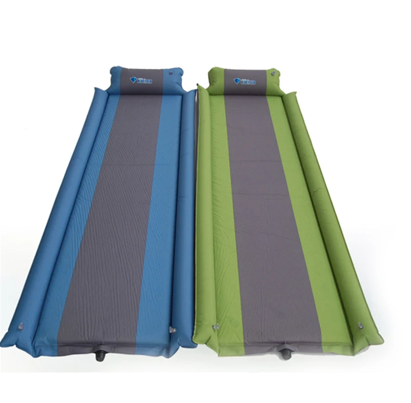 

large size 205*65 thickened outdoor luxury mattress air bed with grab picnic mat moisture pad automatically inflatable camping