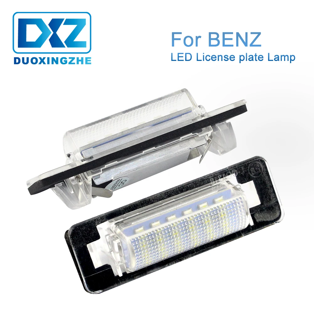 

DXZ 2X Car LED License Number Plate Light Bulb Lamp Error Free for Mercedes Benz clase C E W210 W202 E300 E320 E430 E55 AMG C230