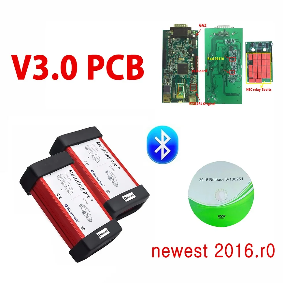 2018 последний 2016 00 keygen на cd vd ds150e cdp Multidiag Pro + bluetooth TCS CDP Multi diag obd2 диагностический