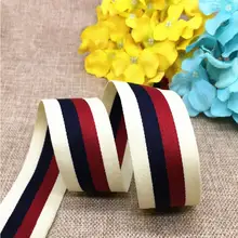 20 мм 40 мм бежевый красный синий печатные полосы корсажные ленты Свадебные аксессуары DIY аксессуары для шитья одежды материал