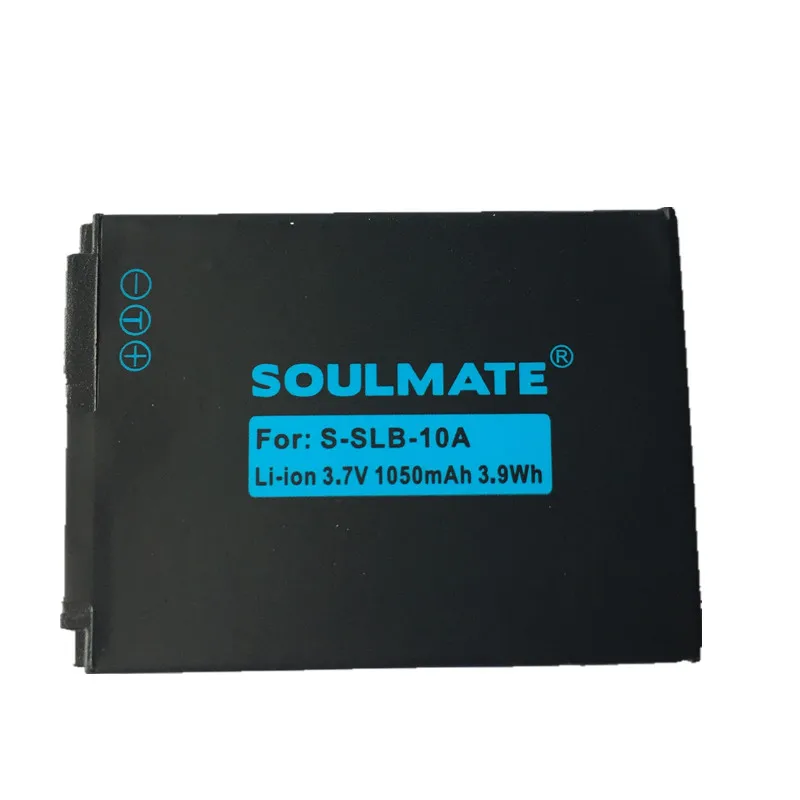 SOULMATE SLB-10A комплект литиевых батарей SLB 10A цифровой Камера Батарея SLB10A для SAMSUNG HMX-U10 HMX-U100 SL720 SL310W SL820