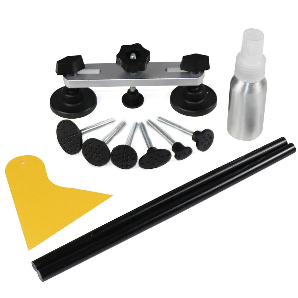 FURUIX ручные инструменты для удаления вмятин Paintless Dent Repair Puller Kit авто инструменты потянув мост клей палочки пустые бутылки набор