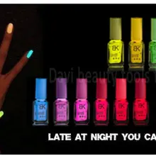 Популярный Светящийся лак для ногтей/флуоресцентная эмаль для ногтей, Доступно 20 цветов