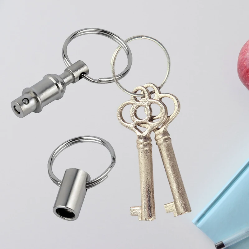 Новый Серебряный съемный Quick Release металлические брелки для ключей из сплава