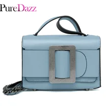 Сумка с квадратной пряжкой, роскошная женская сумка, сумка на плечо, женская сумка из натуральной кожи, повседневная сумка с клапаном, брендовая сумка через плечо в западном стиле