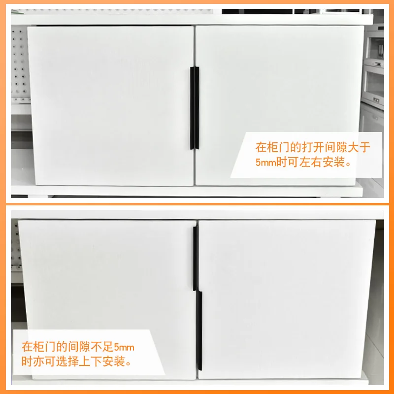 Concealed Furniture Handle Cabinet Door Edge Cupboard Drawer Dark Modern Simple Alloy Lengthened|Ручки шкафа| |