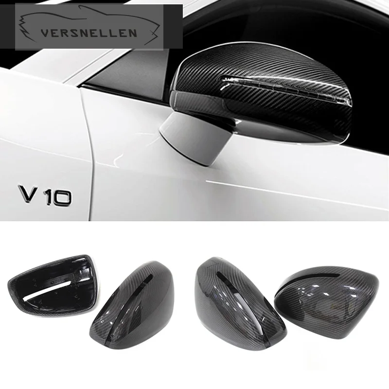 PU Protect Carbon Fiber Mirror Cover Caps Side Mirror Cover for Audi R8