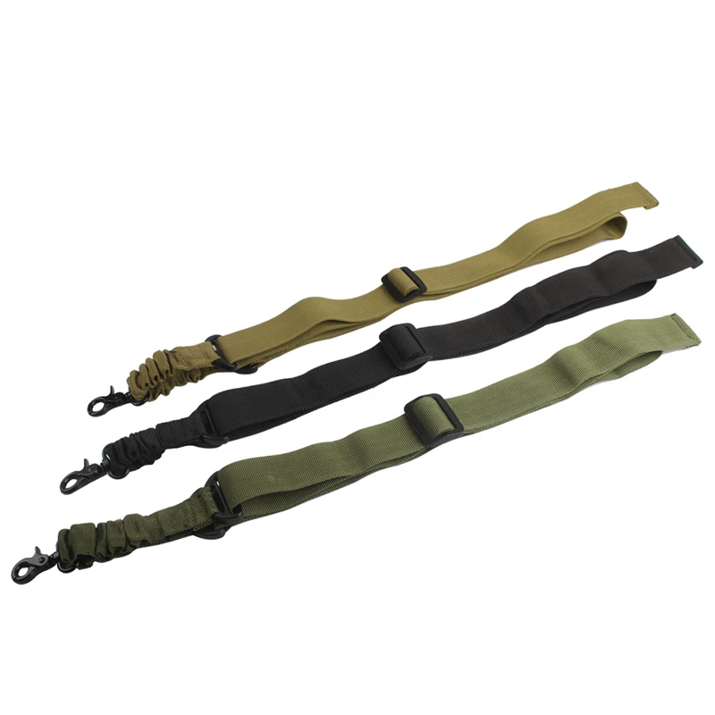 Tactical Gun Single One Point Rifle Gun Tactical Sling Bungee Strap Hook Belt RL30-0002-01