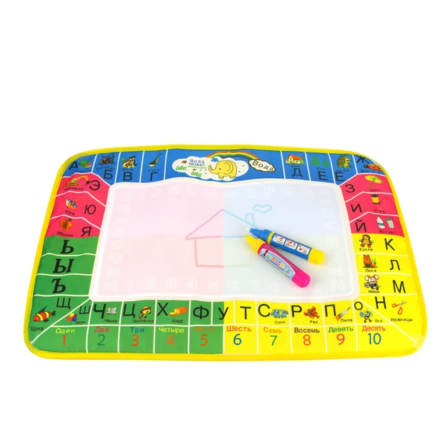 enfants peinture apprentissage planche dessin russe langue dessin eau tapis 4 couleur aqua doodle jouets - Langue Dessin enfants peinture apprentissage planche dessin russe langue dessin eau tapis 4 couleur aqua doodle jouets - Langue Dessin