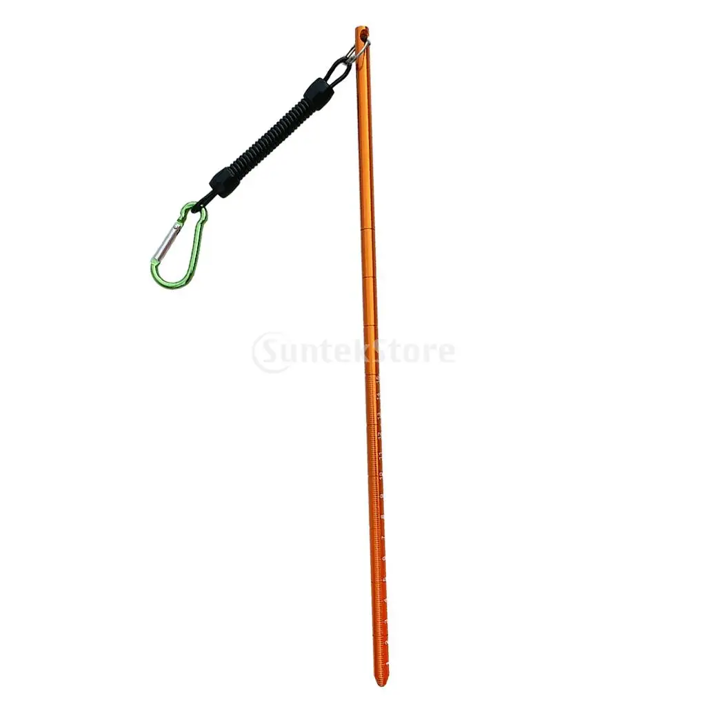 13.4'' Portable Universal Scuba Diving Diver Aluminum Lobster Tickle Pointer Stick with Bolt Snap Clip Safety Gear Equipment