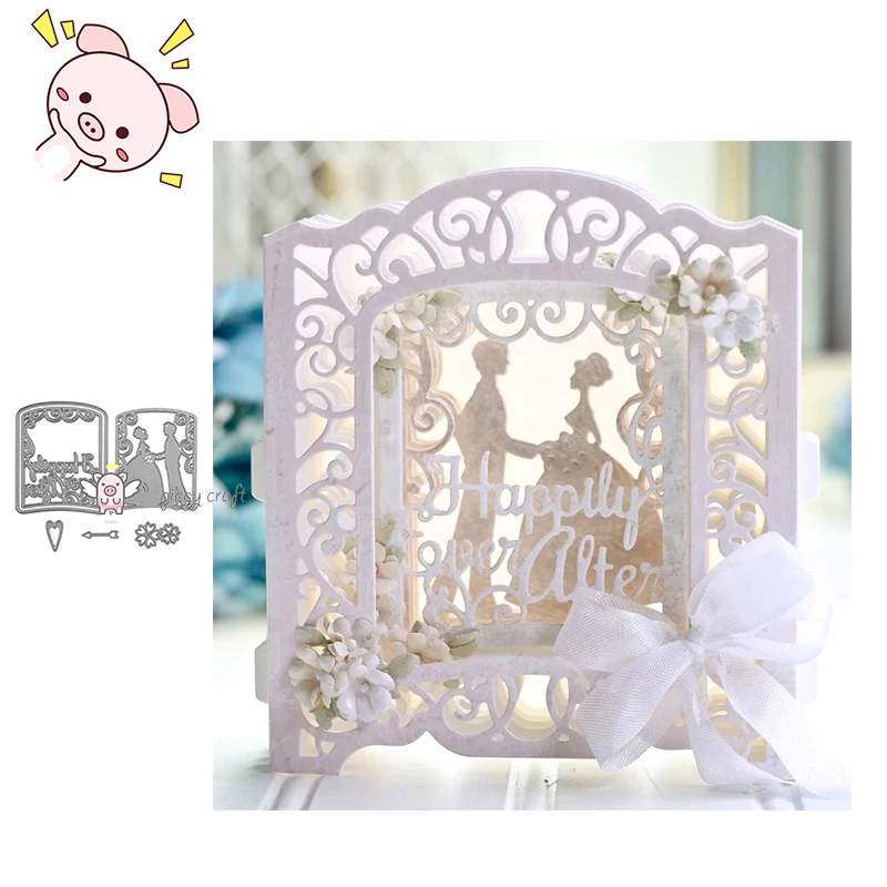 

PP Craft metal cutting dies cut die mold Wedding decoration flower frame Scrapbook paper craft knife mould stencils dies