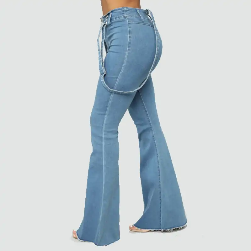 plus size bell bottom overalls