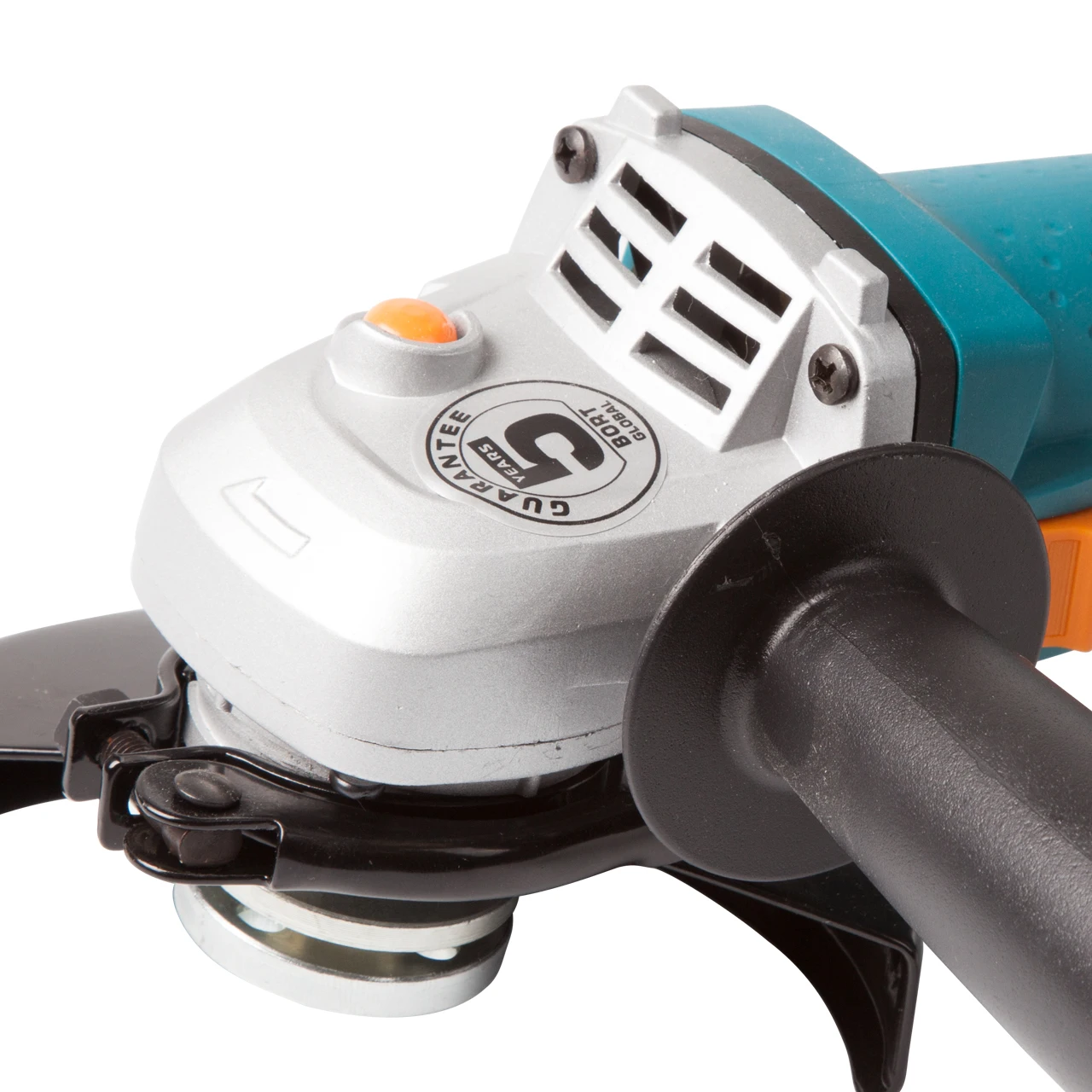 Машина шлифовальная угловая Bort BWS-950 (Мощность 900 Вт, 12000 об/мин холостого хода, диаметр диска 125 мм, блокировка шпинделя)