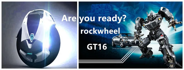 Электрический Одноколесный велосипед ROCKWHEEL GT16, максимальная скорость 45 км/ч+, 84 в, 16 дюймов, литиевая батарея, 858WH/1036WH, срок службы 60-80 км