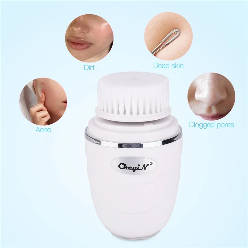Portable 3 in 1 Electric Face Care Tools Rotating Facial Cleansing