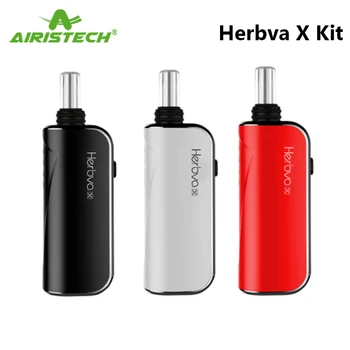 

Original Airistech Herbva X Dry Herb Vaporizer Kit 3 in 1 dry herb Wax Thick oil Vaporizer 1000mah Electronic Cigarette Vape