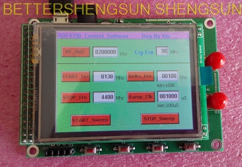 Модуль ADF4350 ADF4351 цветной сенсорный экран TFT STM32 Частотный источник сигнала|Датчик