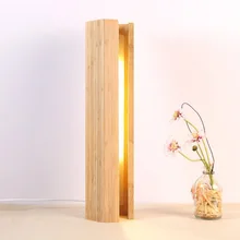 Creative Led Table lamp Dimmable Wooden Desk Light USB Bamboo Night Light Bedroom Bedside Reading lighting home Decoration
