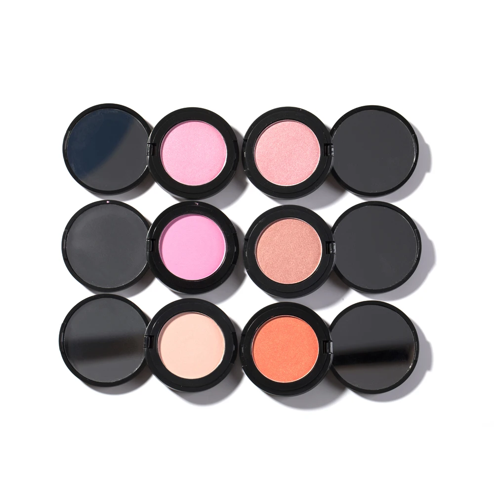 

MYS brand Makeup Cheek Blush Powder 6 Color single blusher bronzer Powder pressed Foundation Face Makeup Blusher