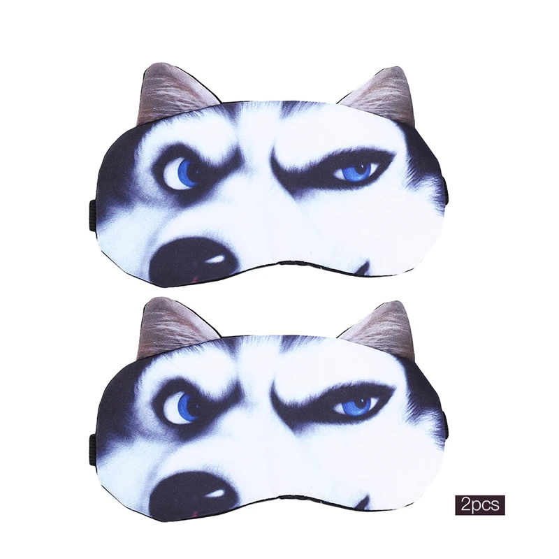

3D Animal Sleep Mask Natural Sleeping Eye Mask Eyeshade Cover Shade Eye Patch Soft Portable Blindfold Travel Eyepatch 44