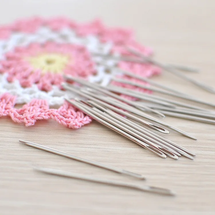Knitted sweater needle big metal gadget sweater suture needle 100piece