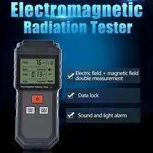 Измеритель радиации электромагнитного поля измеритель EMF ручной счетчик цифровой дозиметр ЖК-детектор измерения для компьютера телефона