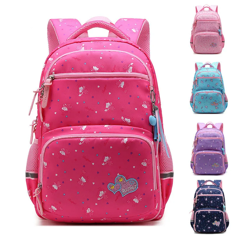 

2019 Children School Bag Girls Kids Satchel Primary school backpack princess Orthopedic Backpack schoolbag kids Mochila Infantil