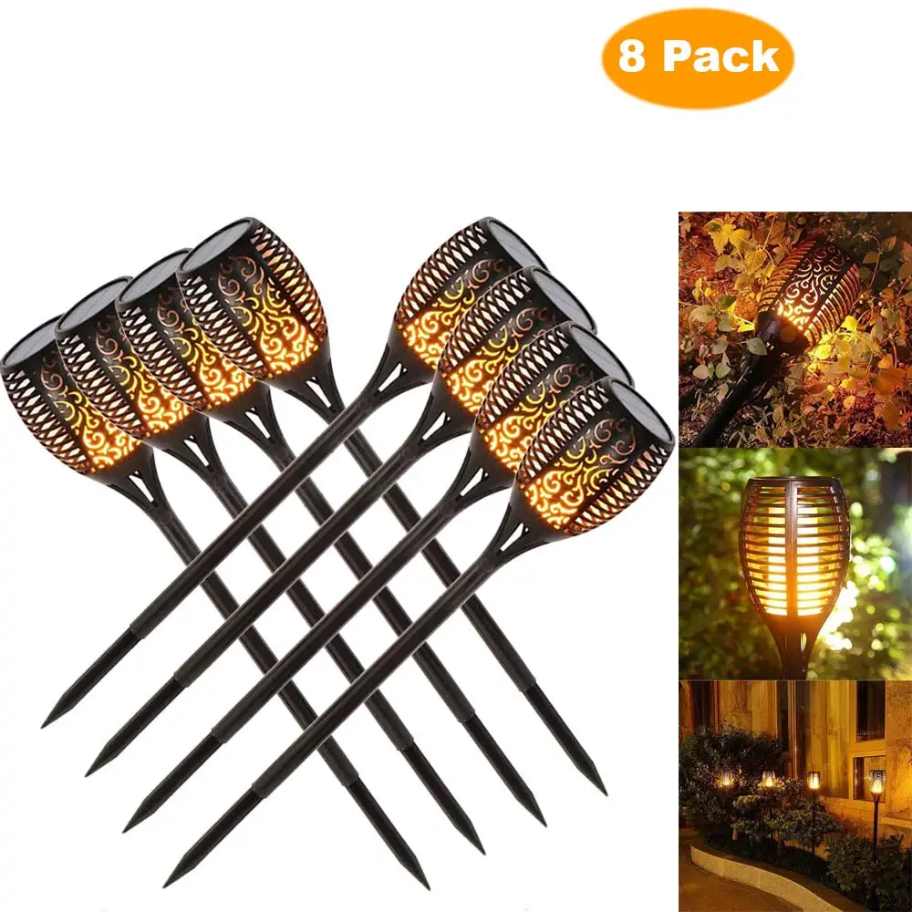 

Dropshipping Solar Flame Flickering Garden Lamp Torch Light Outdoor Spotlights Landscape Decoration Lamp for Garden Pathways