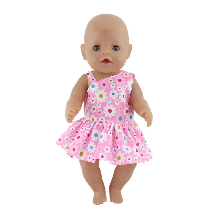 Новое платье для отдыха, Одежда для куклы, подходит для 43 см, одежда для куклы, аксессуары для куклы реборн - Цвет: 4