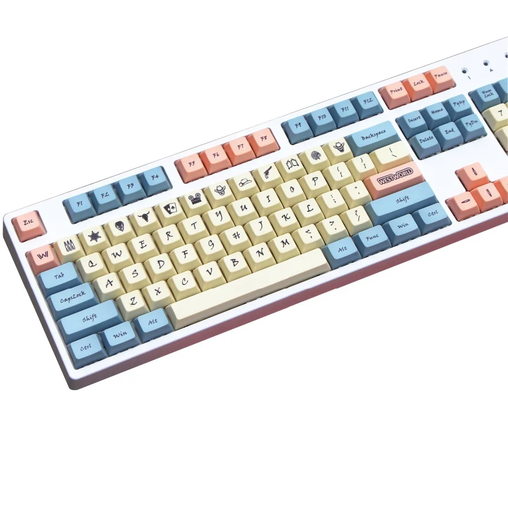 Стиль Вестерн XDAS профиль keycap 143/186 краситель сублимированный filco/DUCK/Ikbc MX Переключатель механическая клавиатура keycap, только keycaps