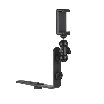 

Universal Single L Shape Bracket Camera Mobile Phone Smartphone DV LED Photography Light SLR Bracket Clip With Phone Holder