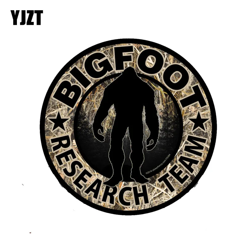 YJZT 12 2 см * окно автомобиля Bigfoot исследовательская команда наклейка на машину