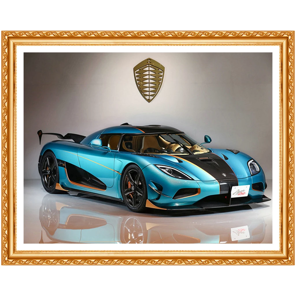 Diamond Embroidery Sports Car 3D Diamond Painting Full Rhinestones Picture Crystal Handmade Diy Kit