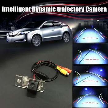 

Car Intelligent Reversing Trajectory Tracks Camera Rear View Backup Parking For AUDI Audi A4 / S4 / RS4 2001~2008 / RCA NTST PAL