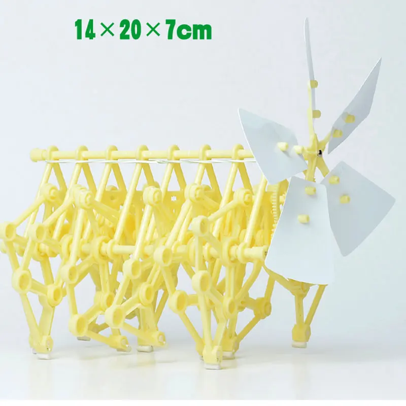 HUAILE Ceative образование игрушки для детей мини Strandbeest модель ветер Мощность животных