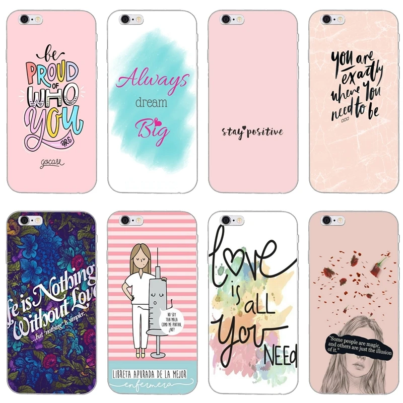 

Proverb Phrase Motto For Huawei Honor 10 9 Lite 8 8C 8X 7C 7X 7A 6C pro 6 Play 6X 6A 5A LYO-L21 V8 V10 case Soft phone cover