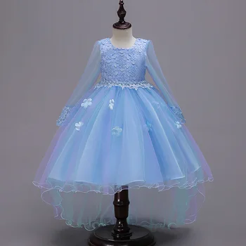 

Aven Rabbit girls dress baby girls christmas clothes dress fashion gauze children flower lace dress princess wedding dress