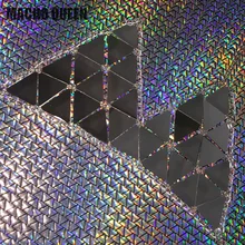 Сексуальное голографическое зеркало ручной работы Sumer музыкальный фестивальный рейв Топ BurningMan наряды EDM укороченный топ