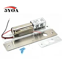 Электрический Болт замок 2 линии DC 12 В из нержавеющей стали сверхмощный отказоустойчивый падение двери контроль доступа безопасности