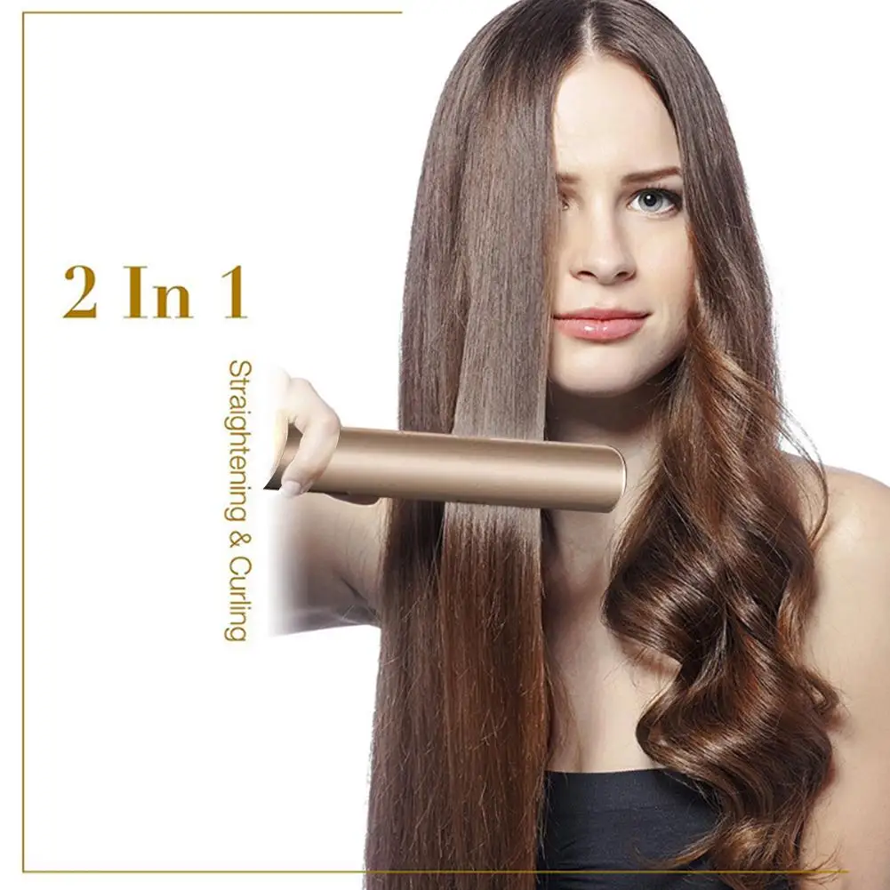 

Multifunctional Hair Curling Hair Straightening Dual-Use 2 In 1 Electric Iron Ceramic Spray Type Hair Straightener Hair Curler