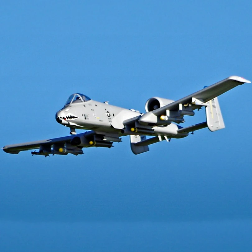 FMS 70 мм импеллер EDF Jet A 10 A10 Thunderbolt II сдвоенный двигатель 6CH 6 S приводимого в движение