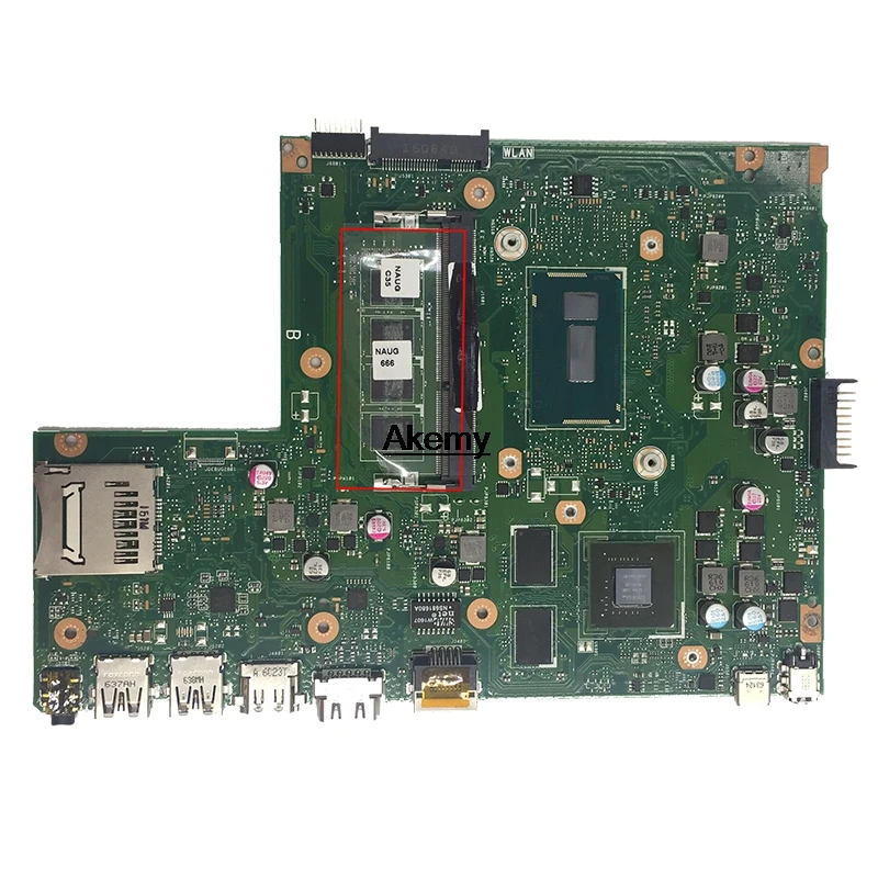 X540LJ اللوحة الأم ل ASUS X540L F540L X540LJ X540L اللوحة المحمول 4G-RAM I3-4005U GT920M اختبار قبل الشحن 100%