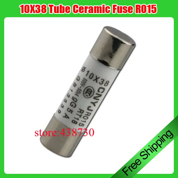 

20pcs R015 ceramic fuse 10 * 38 1A-32A RT18 RT14 fuse 10x38