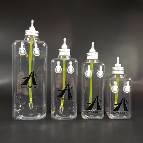 CNC Cap Fuel Tank For Gas Airplane RC Aircraft 280ml 380ml 500ml 1000ml title=