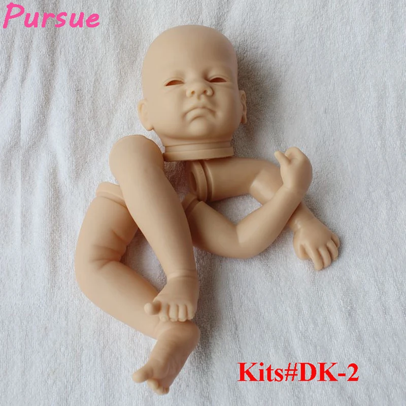 

Pursue 21" Eyes Open Soft Vinyl Silicone Unpainted Reborn Baby Doll Kits Blank DIY Reborn Babies Kits for DIY (head,legs, arms)