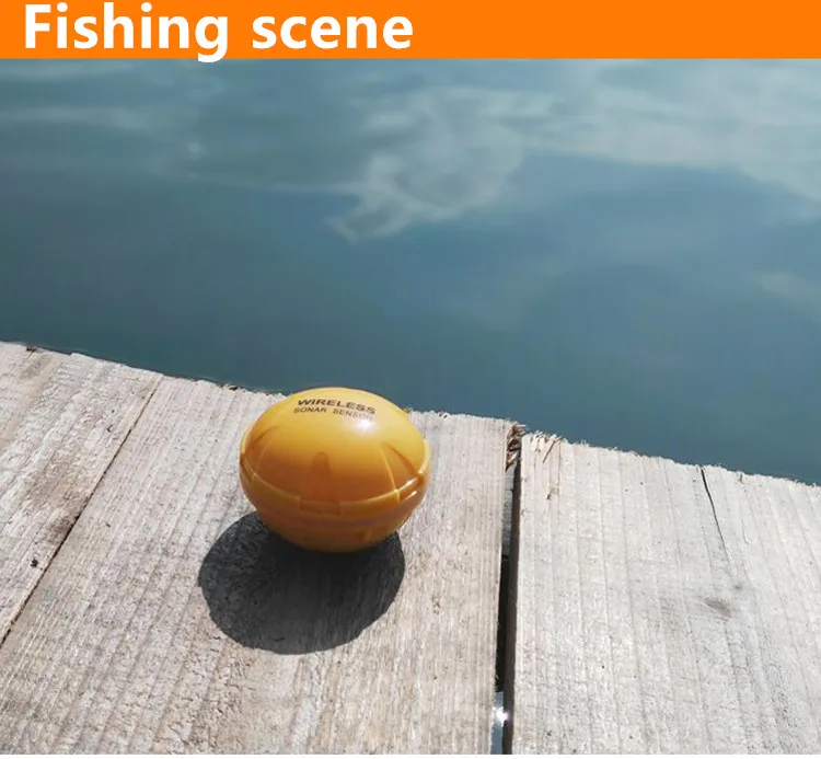 Wireless Sonar Fish Finder for Mobile Phone Smart Sonar Fish Finder Depth Sea Lake Detect iOS Android App