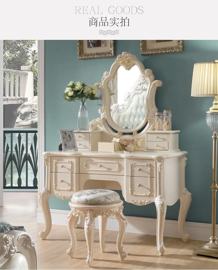 Домашняя спальная мебель комод стол с зеркалом D01