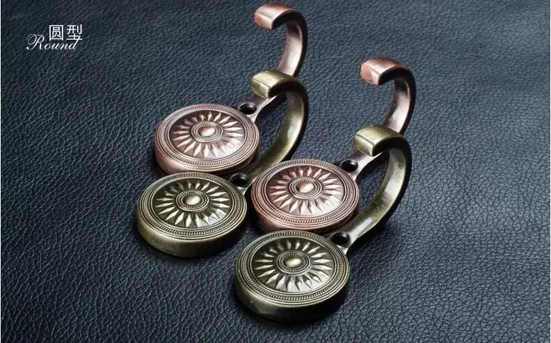 

Free shipping blossom European wall Zinc alloy curtain hook coat towl hook Window accessories TieBack Towel Hanger Robe Hooks