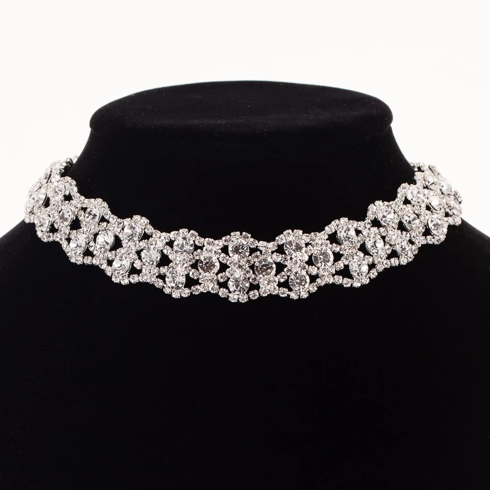 collier ras de cou en cristal collier ras de cou en cristal